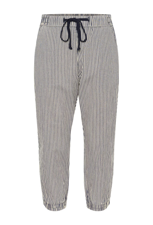 KAnaya striped trousers denim stripe
