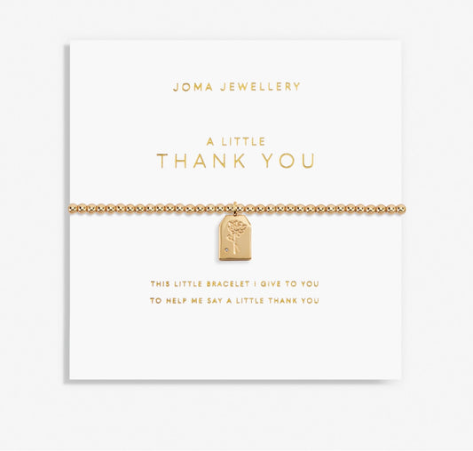 A little “thank you” bracelet