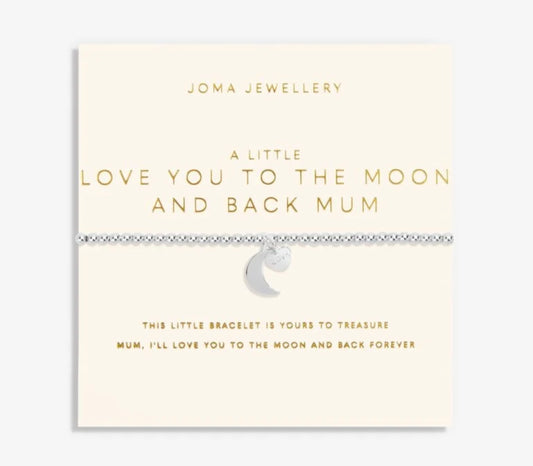 A little “ love you to the moon and back mum” bracelet