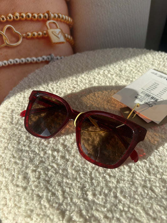 Red sunglasses