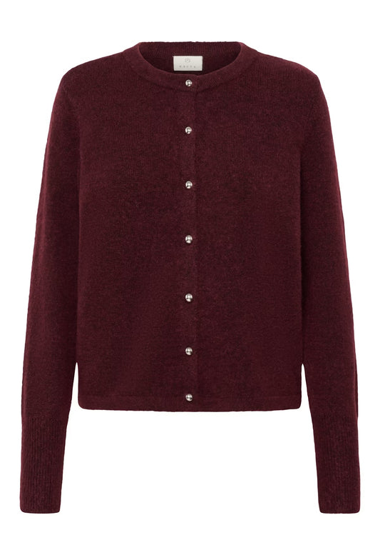 KAniel Knit Cardigan Wine