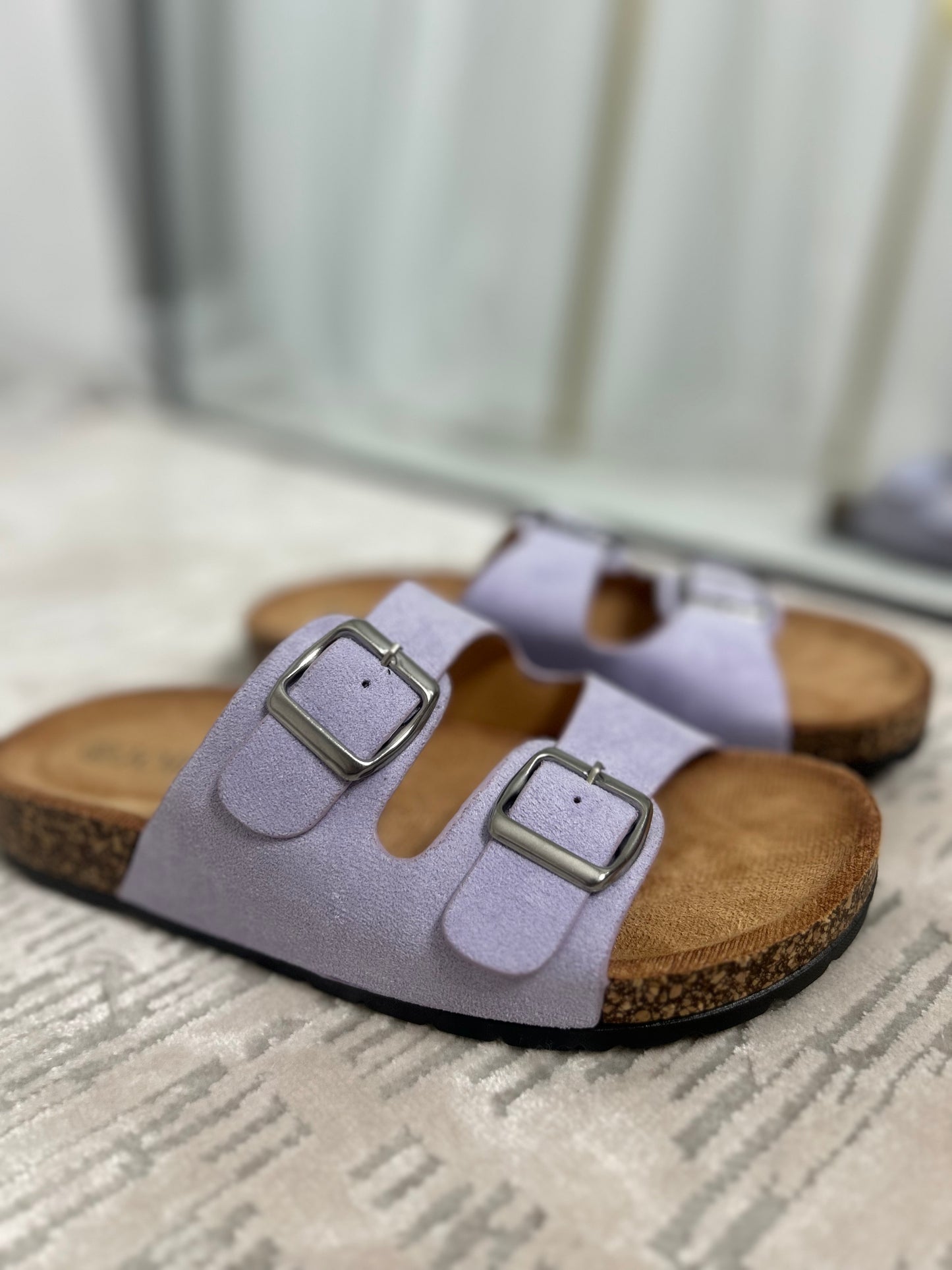 Lilac sandals