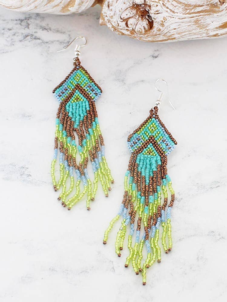 AZTEC STYLE EARRINGS