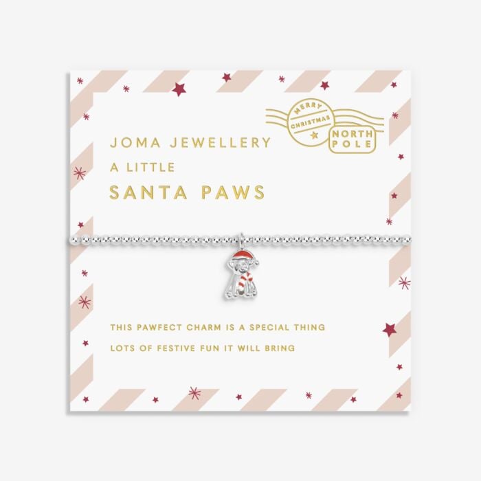 Kids A little ‘Santa Paws’ bracelet