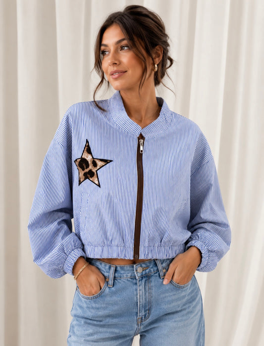 Blue bomber Jacket