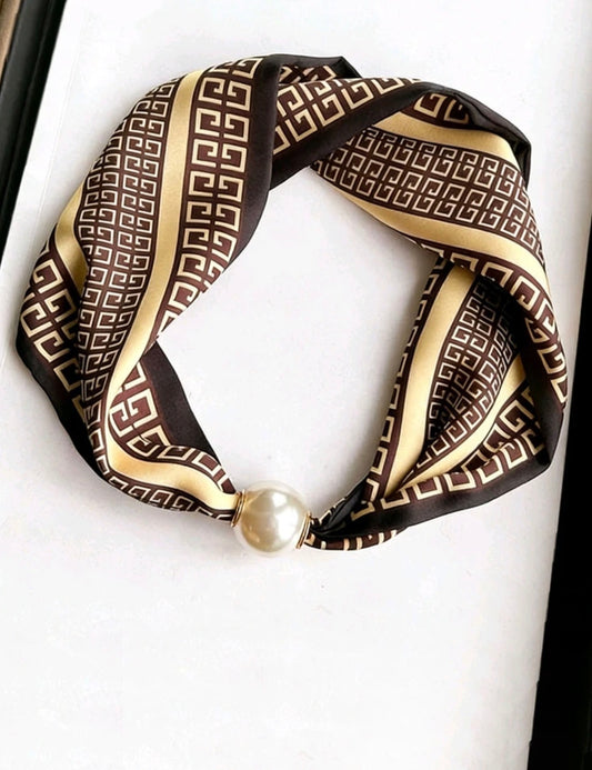 Pearl Magnetic Scarf L