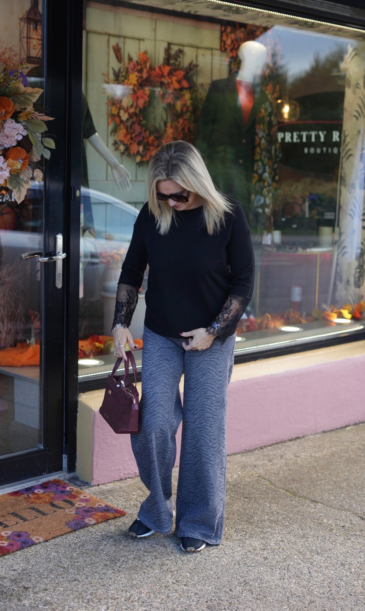 Black Lace Jumper