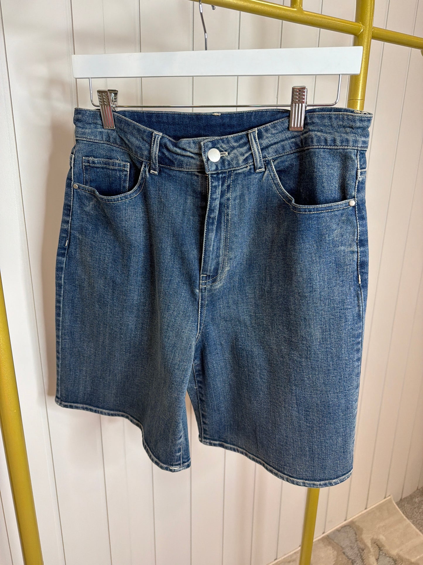 Polinasz denim shorts