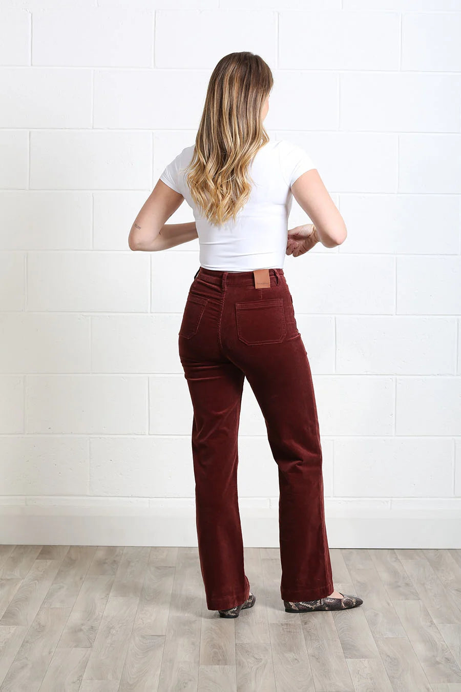 Bridget cord wide leg Jean