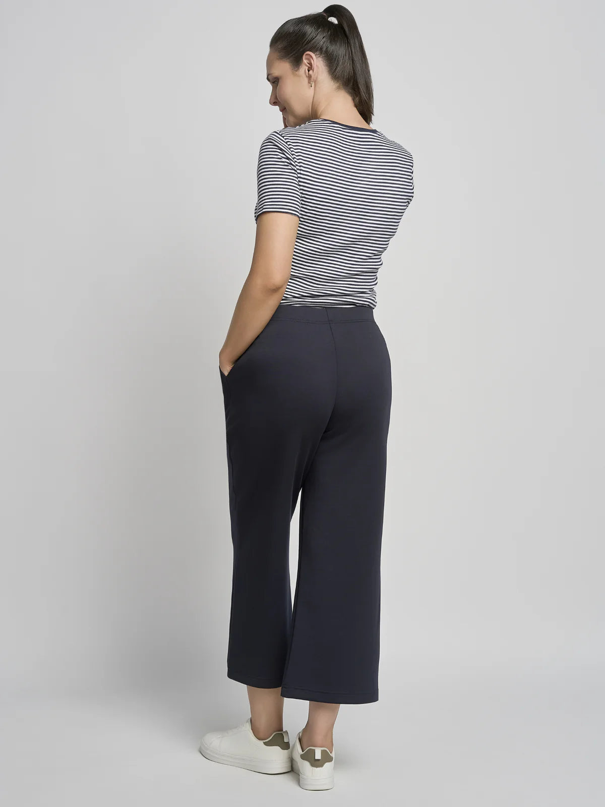Pinns 727c Navy Culotte trouser