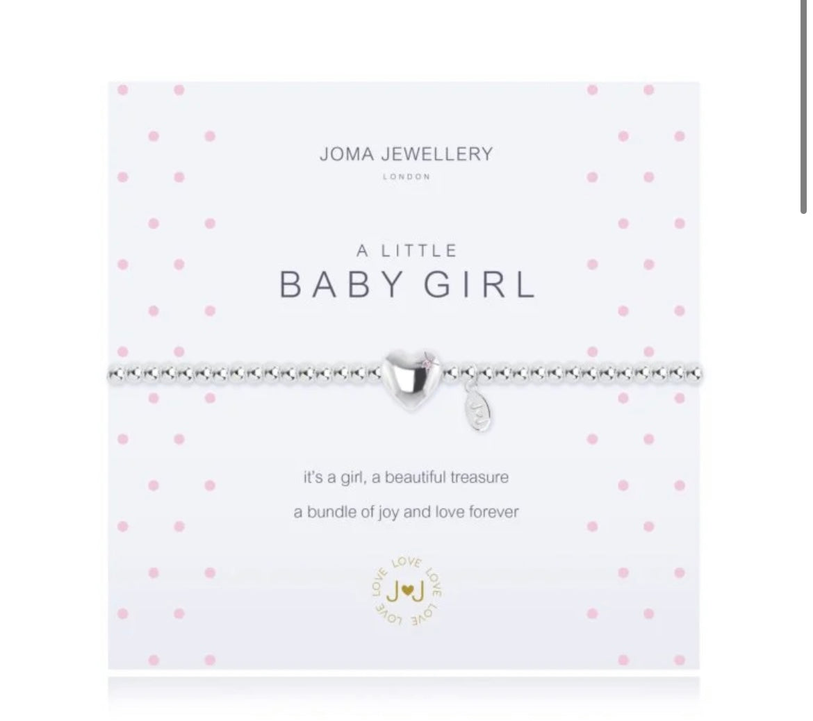 A little “baby girl” bracelet