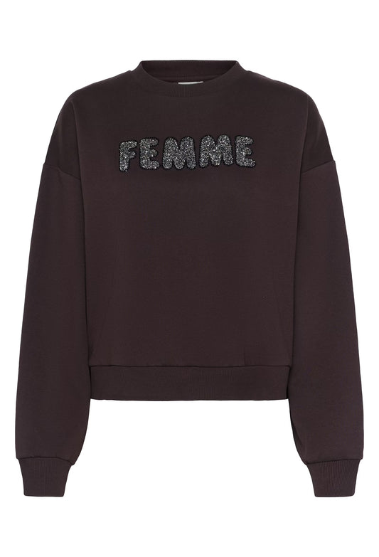 Elise sweatshirt (coffee)