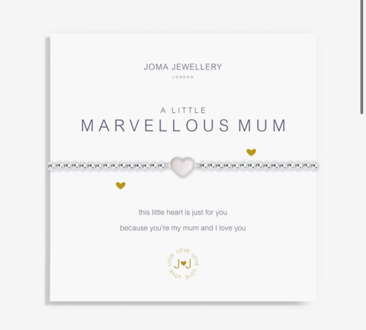 A little “marvellous mum” bracelet