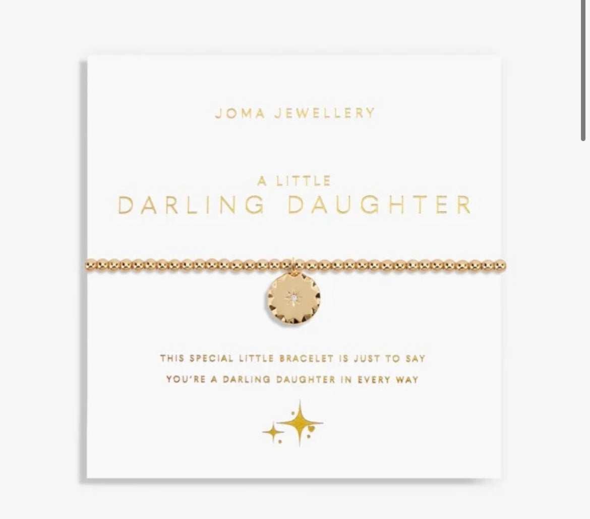 A little “darling daughter” bracelet