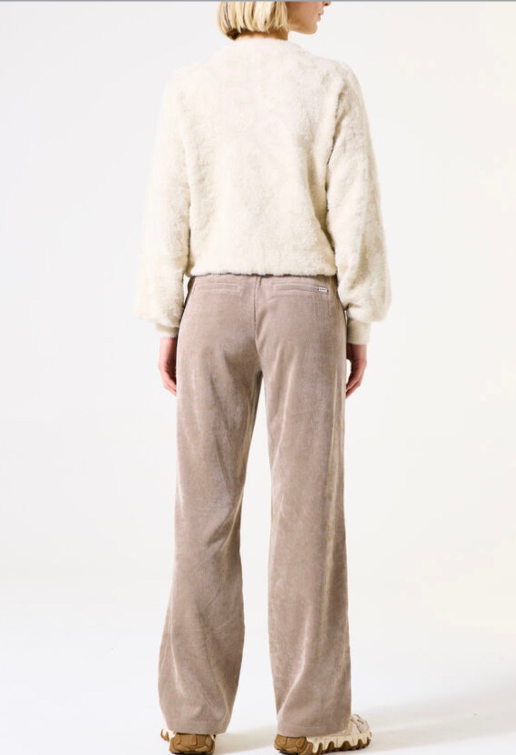 Taupe Corduroy Trousers