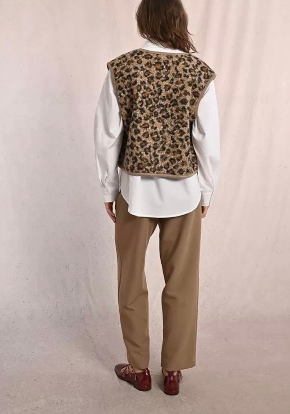 Leopard Print Gilet