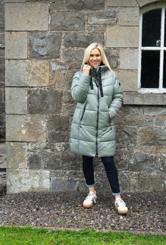 Dusty Jade Padded Coat