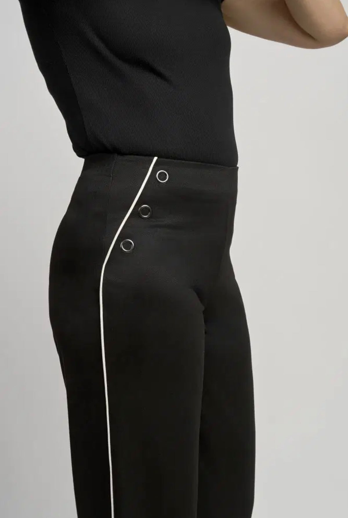 Black/Ecru Trousers 778T