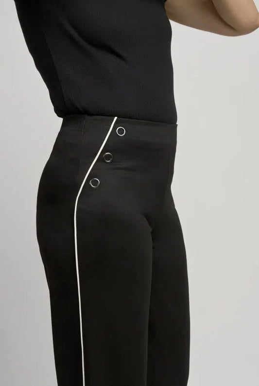 Black/Ecru Trousers 778T