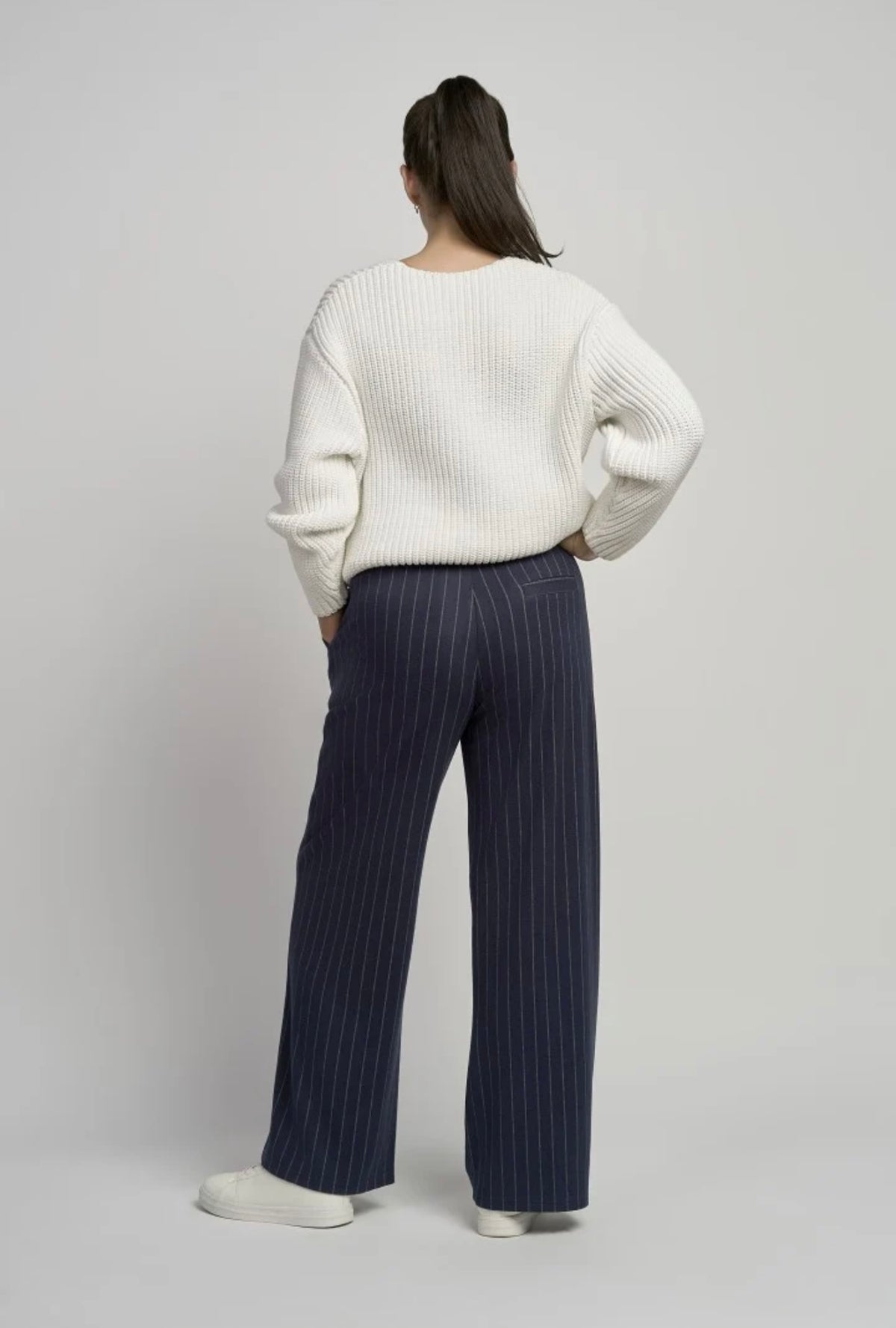 PINNS 697T Stripe Wide Leg