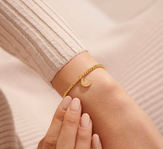 Gold A Little 'Love You To The Moon And Back' Bracelet