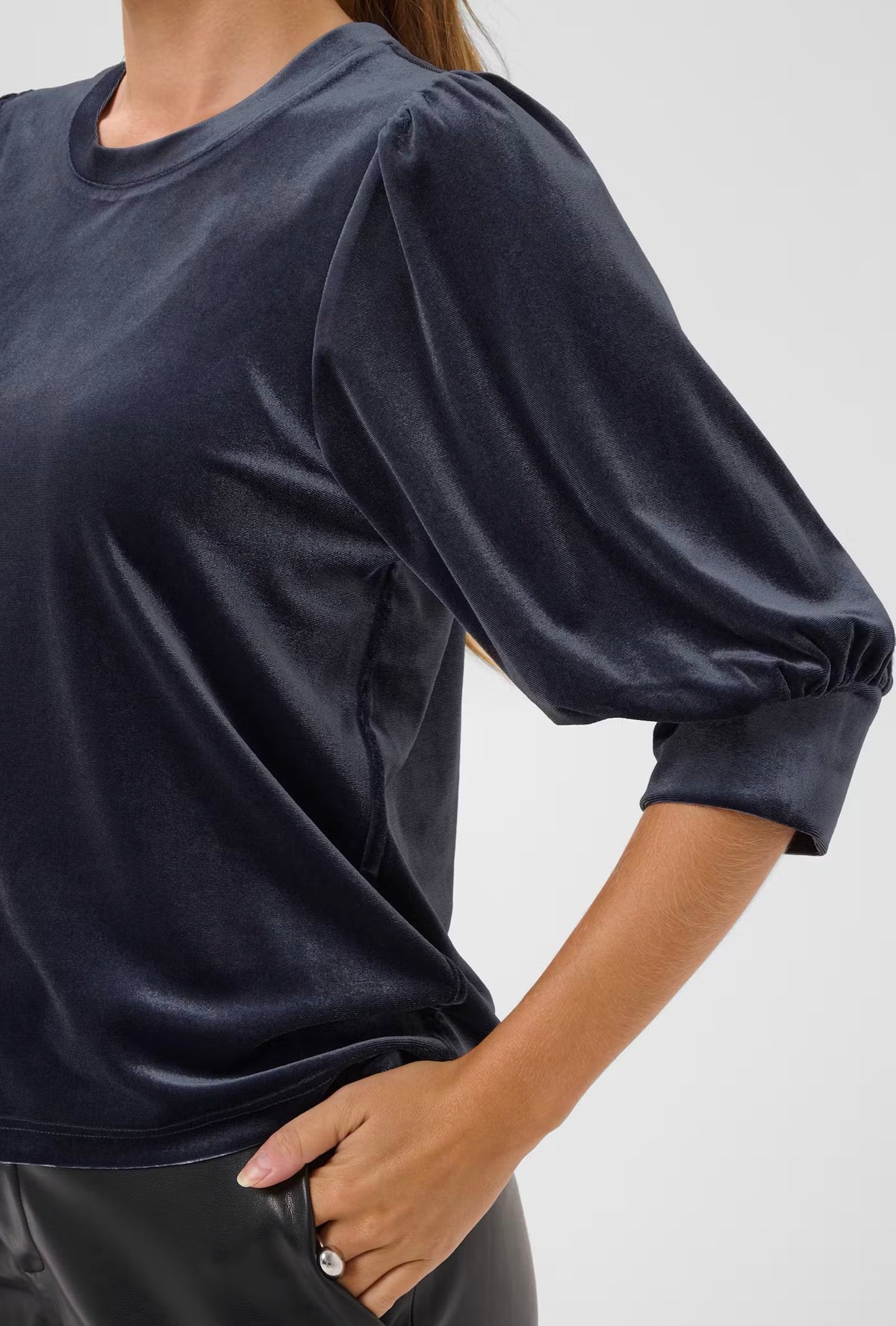 KAkelly Velvet Blouse