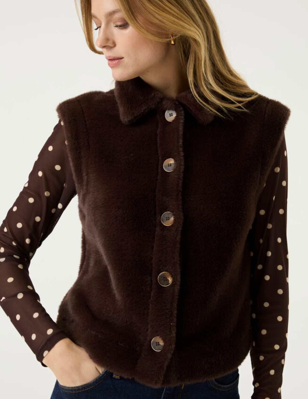 Brown Gilet