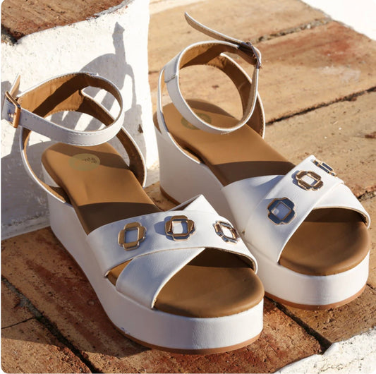 Anita Cream Sandals