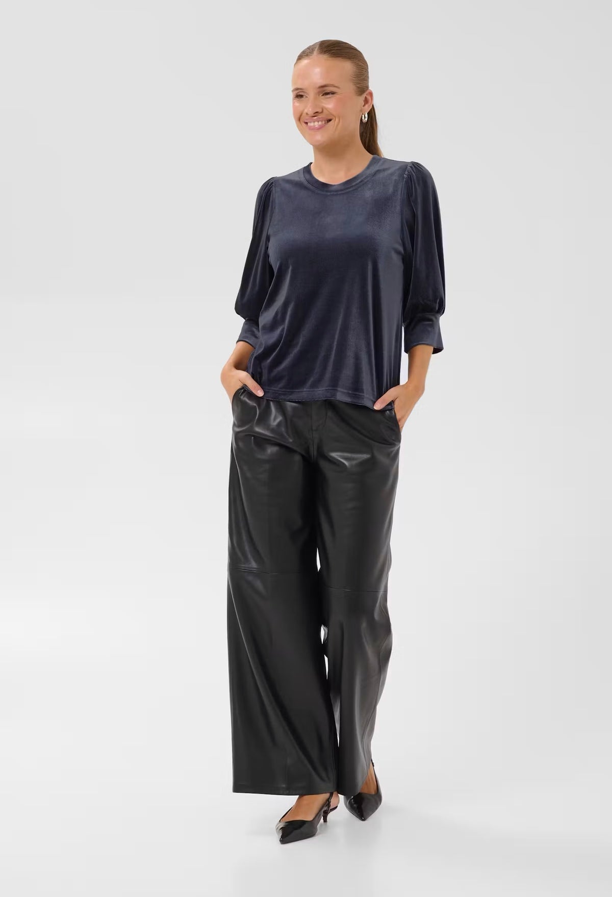 KAkelly Velvet Blouse