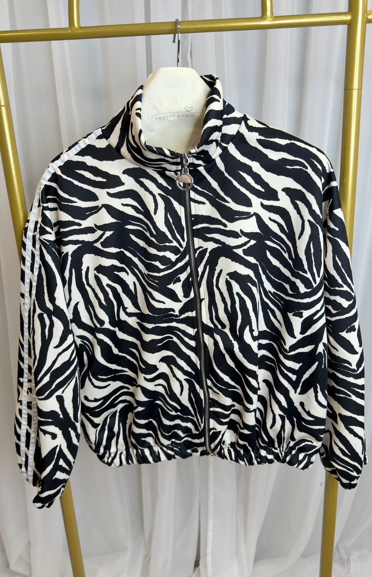 Zebra Print Bomber