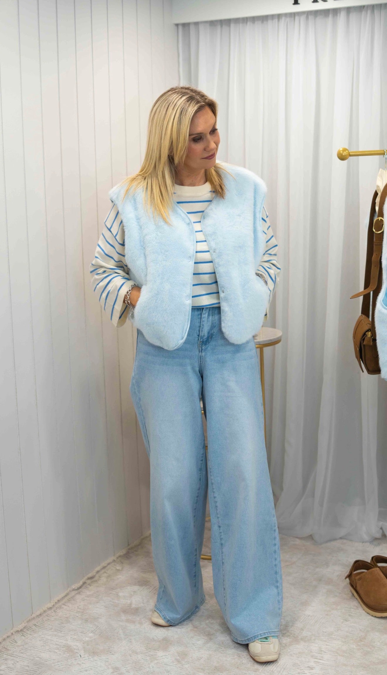 Belle Blue Gilet