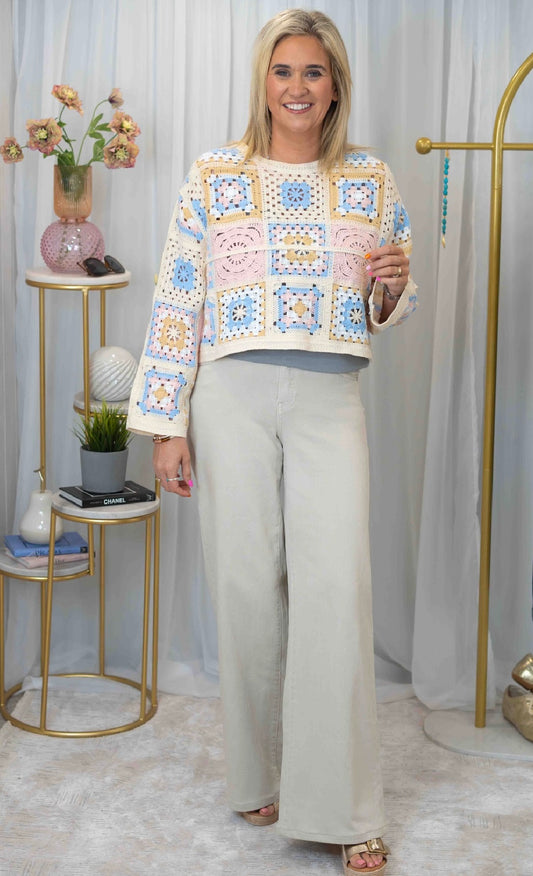 Cream Jeans