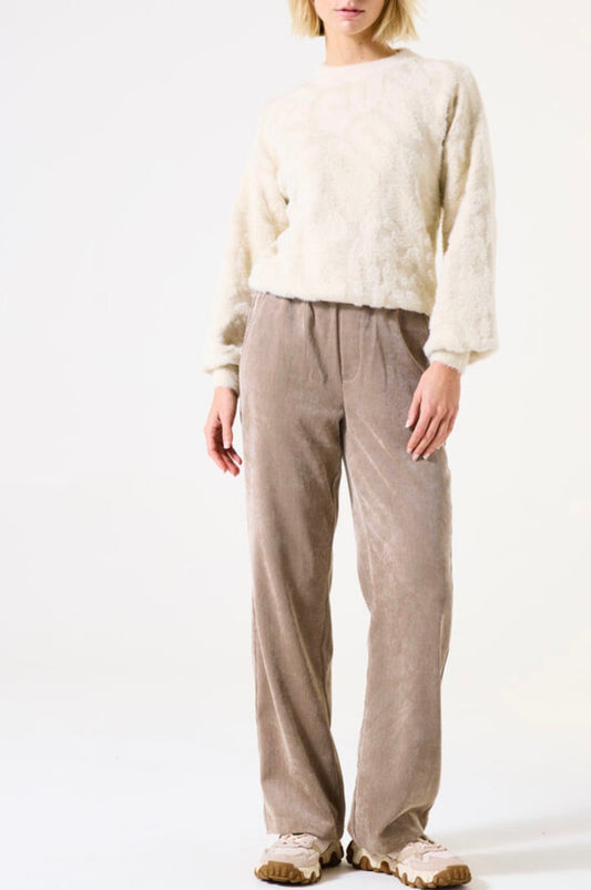 Taupe Corduroy Trousers