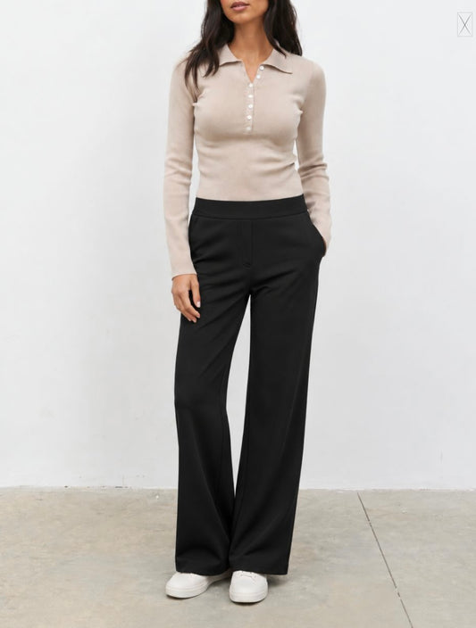 Pinns Black Trouser 729T