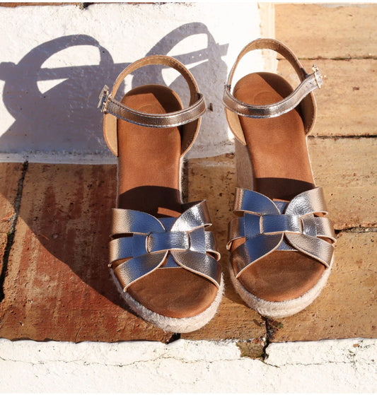 Mary Ann Champagne Sandals