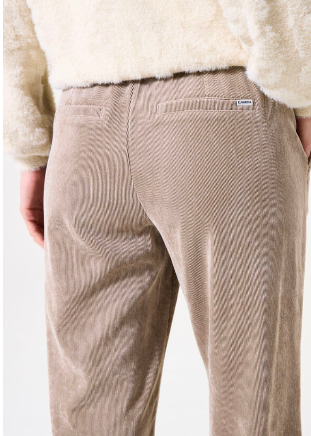 Taupe Corduroy Trousers