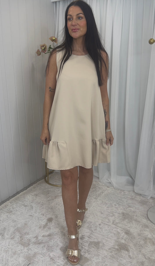 Cream Dress
