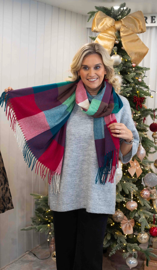Multicoloured scarf