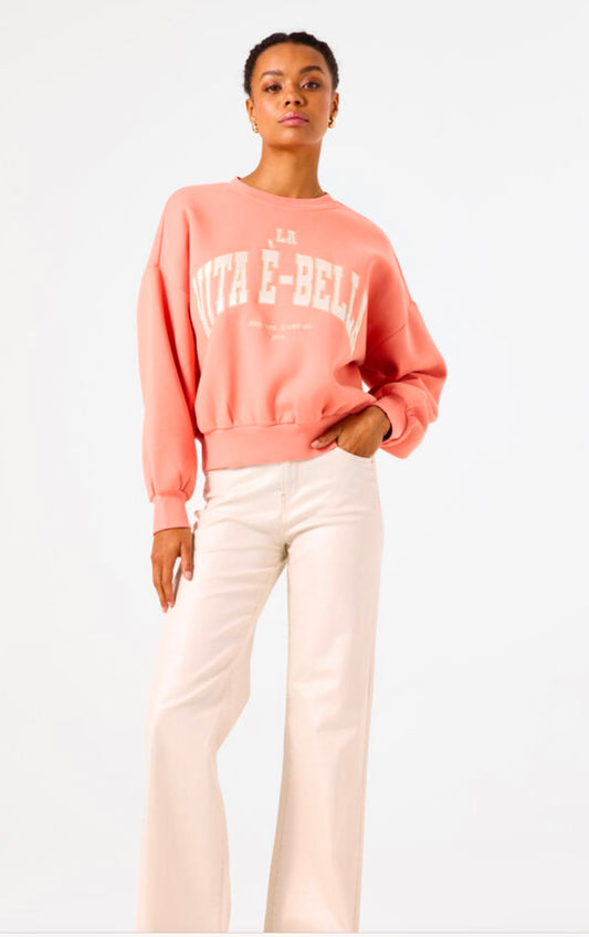 SALMON PINK SWEATER