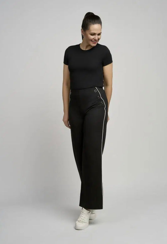 Black/Ecru Trousers 778T