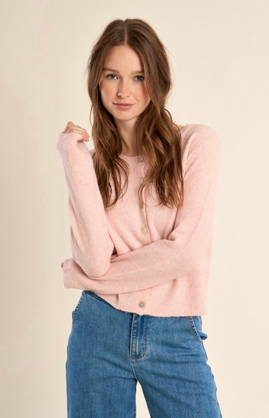 PINK CARDIGAN,