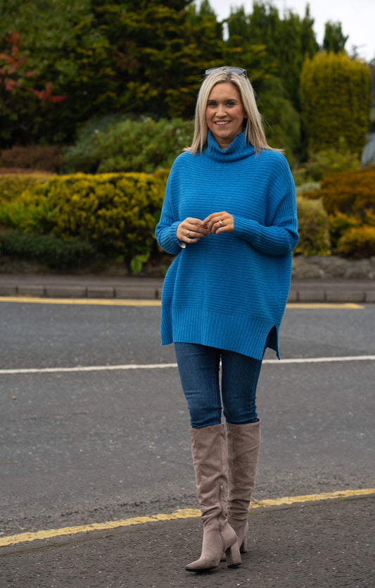 Blue longline Jumper