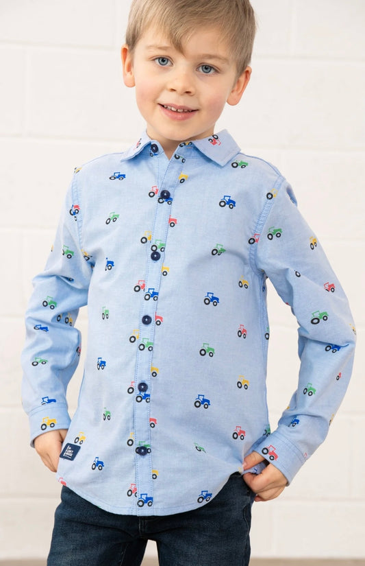 Charlie Shirt - Tractor Print