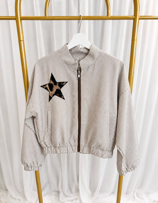 Brown bomber Jacket