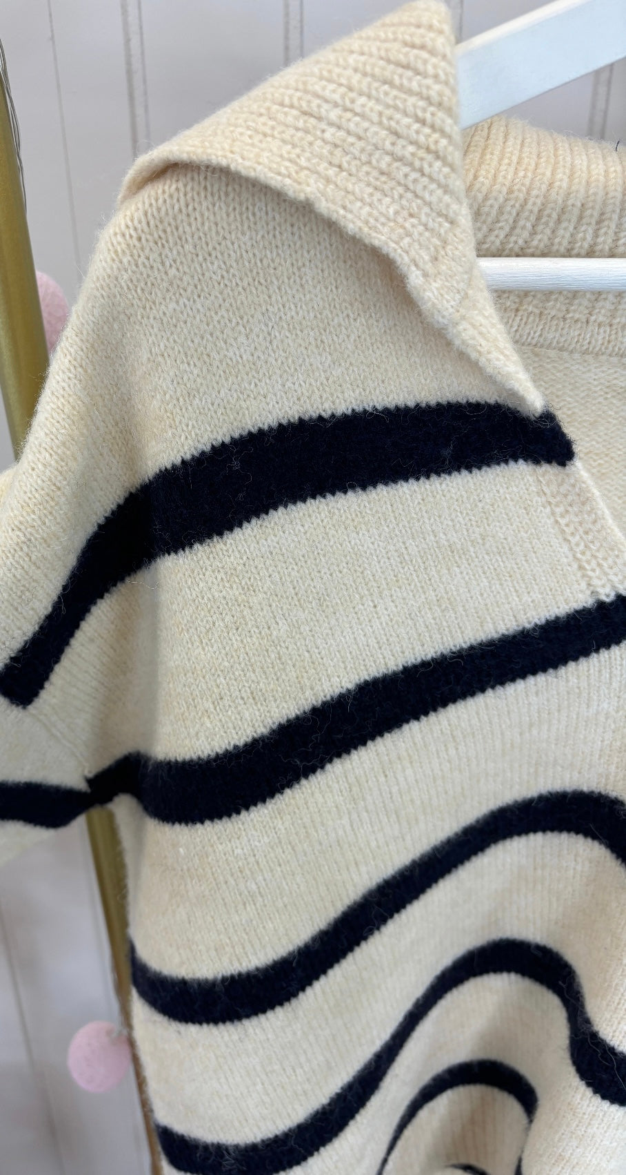 Off white stripe jumper