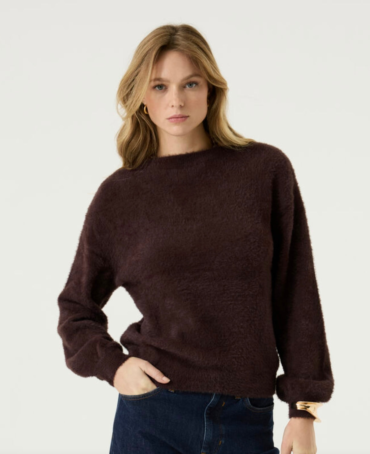Brown sweater
