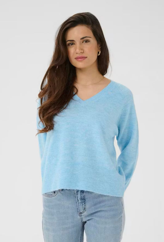KAniel v-neck pullover (blue)