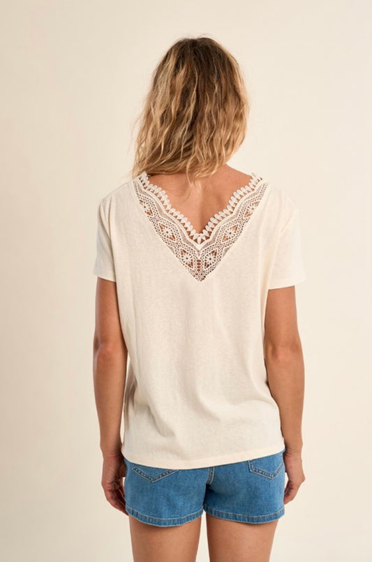 CREAM T-SHIRT