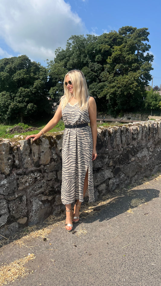 Zebra Print Dress
