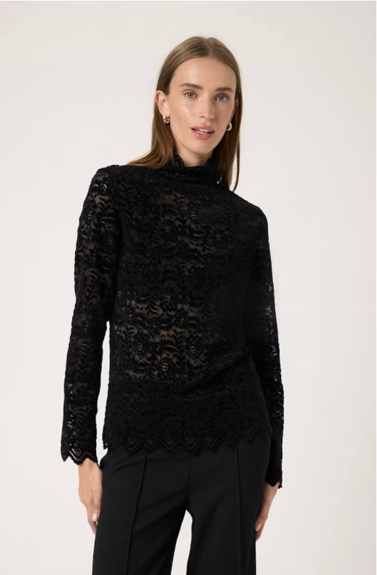 Sable Mockneck Top